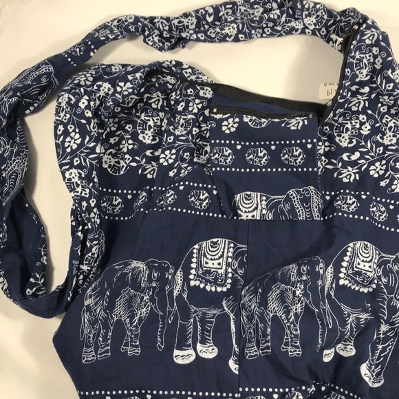 Elephant Bag Hippie Sling Crossbody HoBo Bag NWOT - Picture 4 of 7